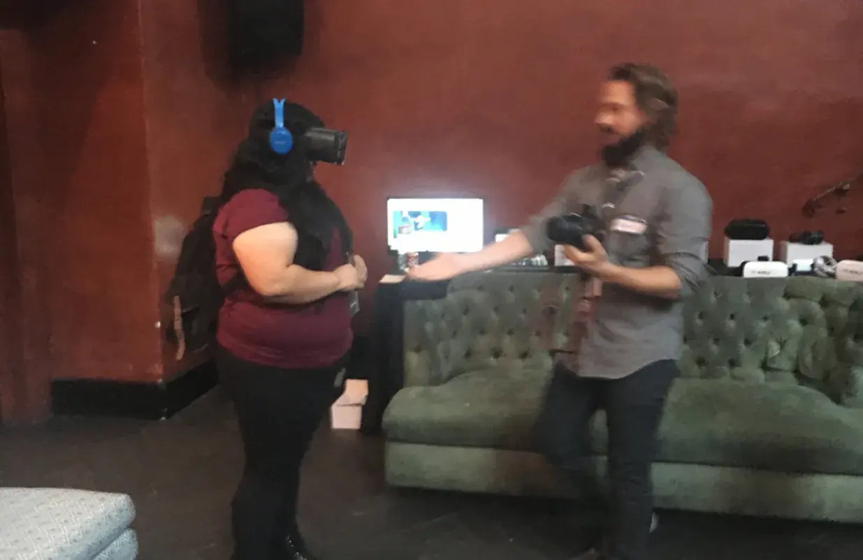 Together Festival virtual reality demonstration inside the Avalon Theatre