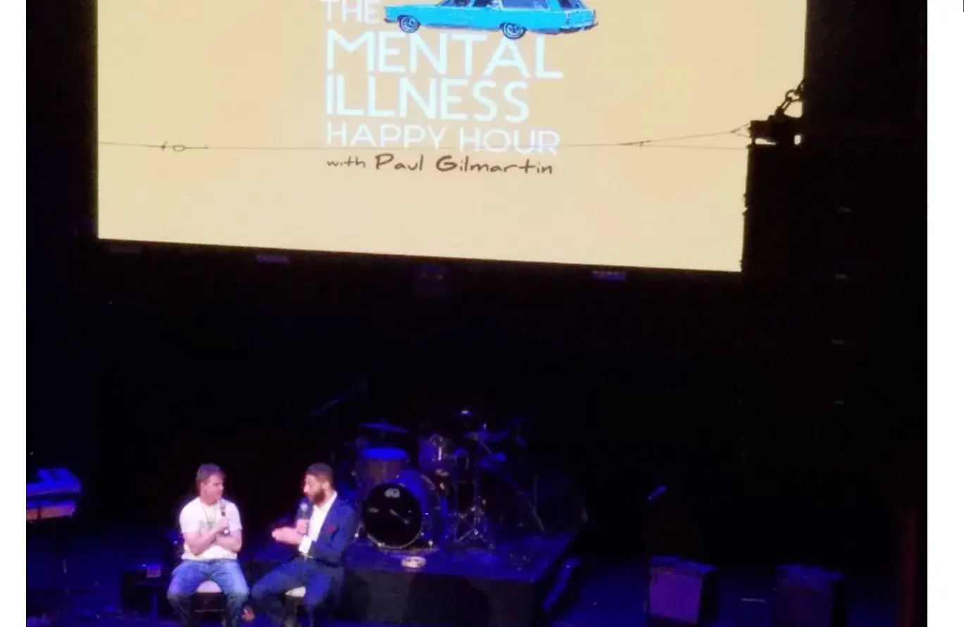 Avalon Theatre stage presentation featuring The Mental Illness Happy Hour