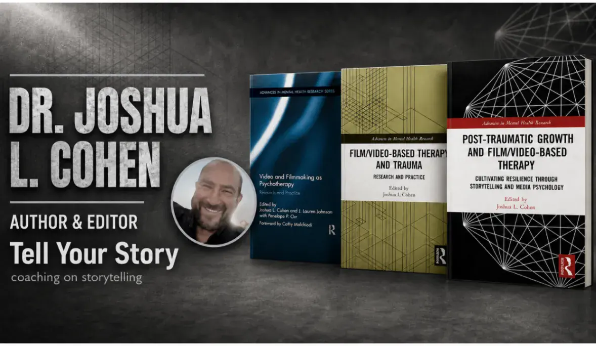 Dr. Joshua L. Cohen, author and editor, with books on storytelling and media psychology